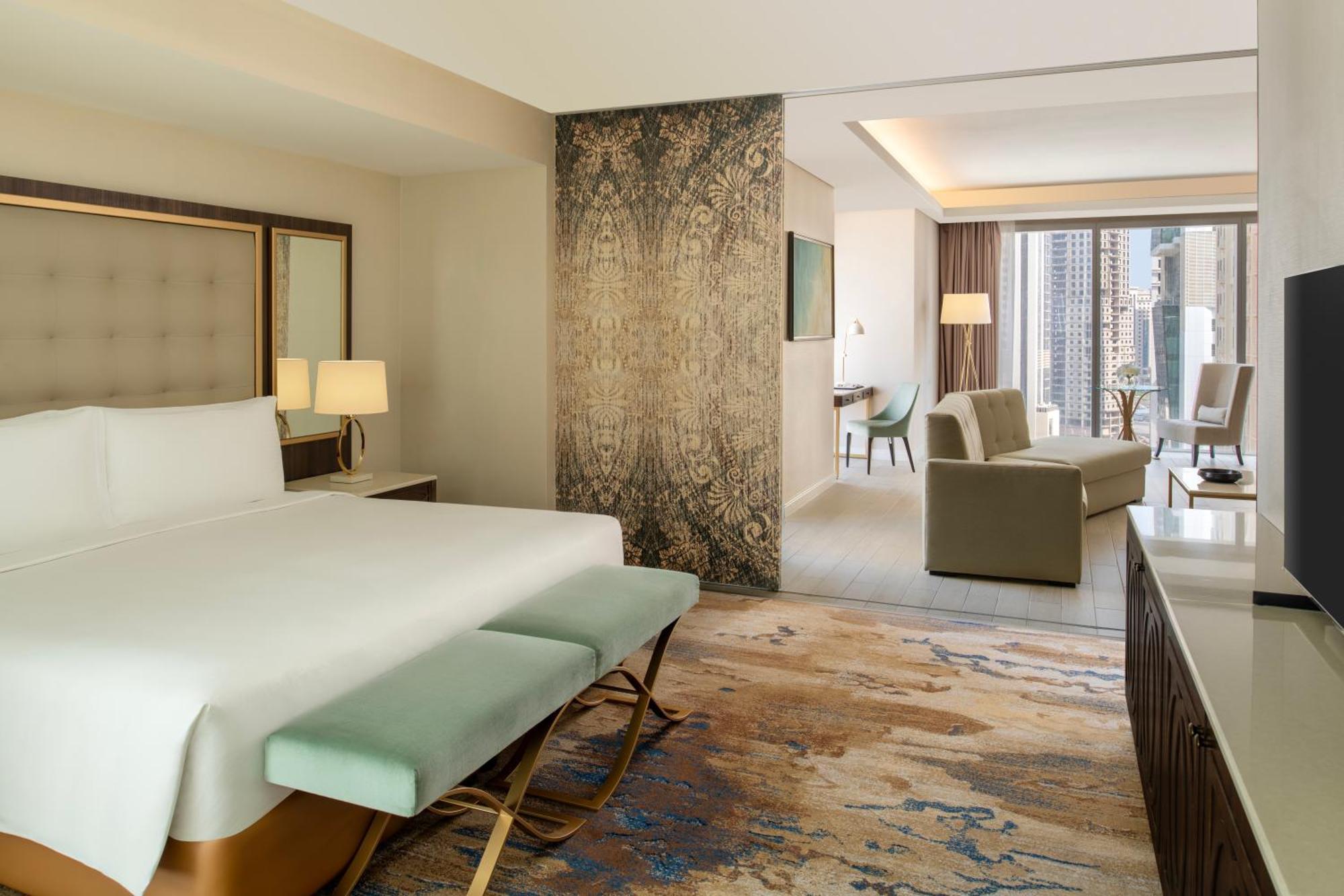 Dusit Doha Hotel Exterior foto A suite at the hotel